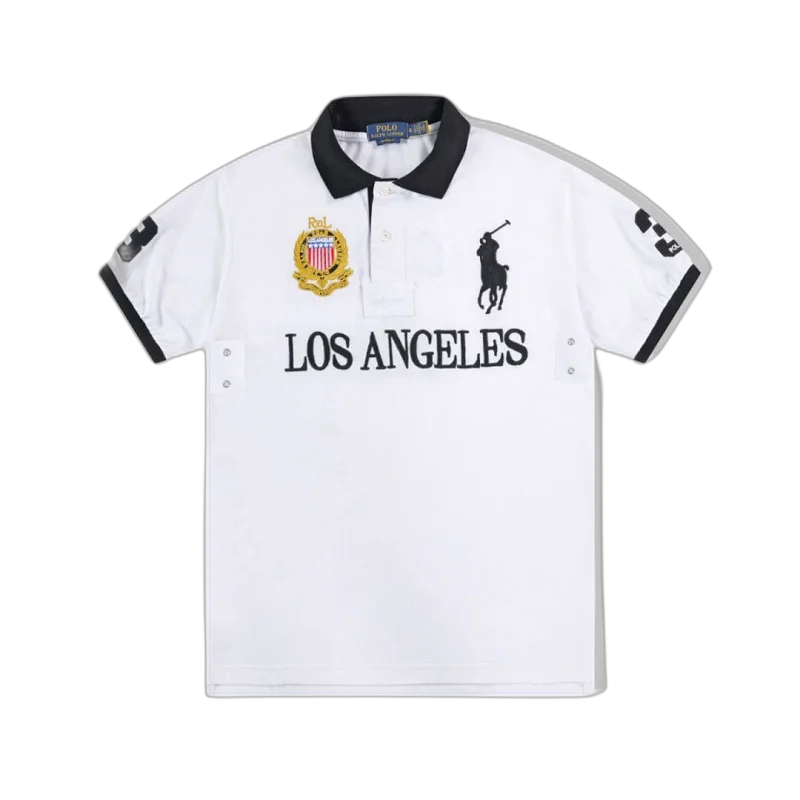 Polo Ralph Lauren Custom Fit Big Pony Los Angeles White